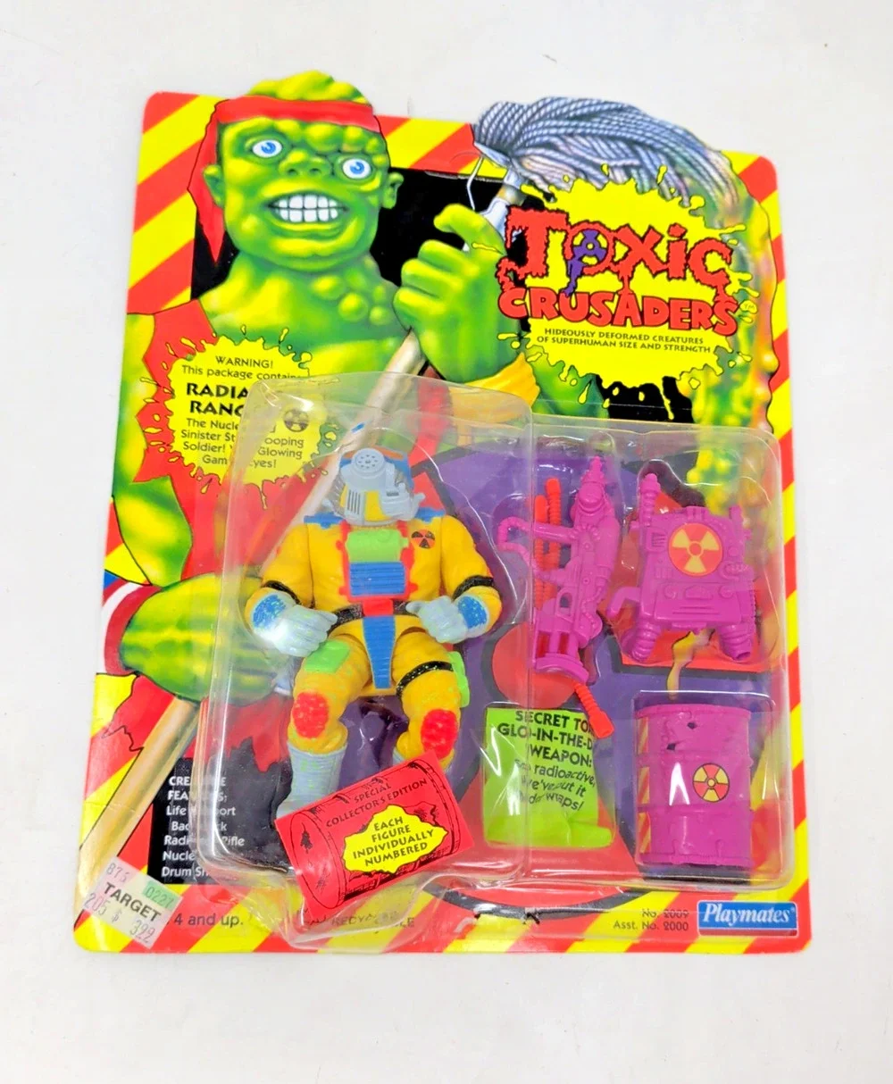 RARE 1991 Radiation Ranger Toxic Crusaders Playmates Figure NEW Unpunched